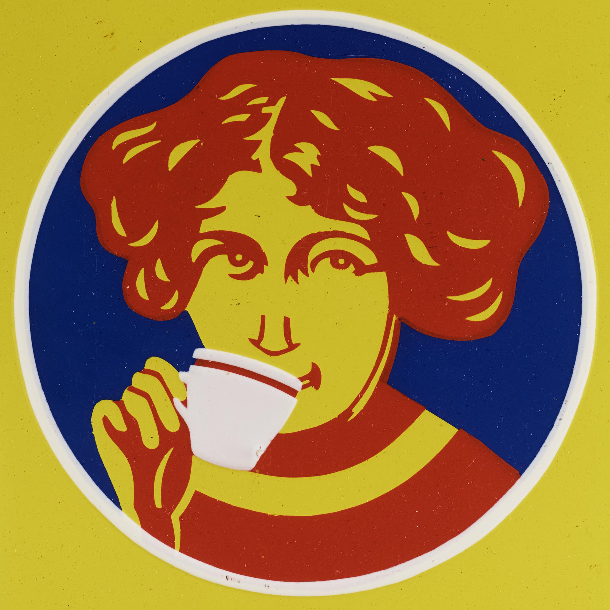 Emaljskylt, "Brana kaffe", 1900-talets första del.