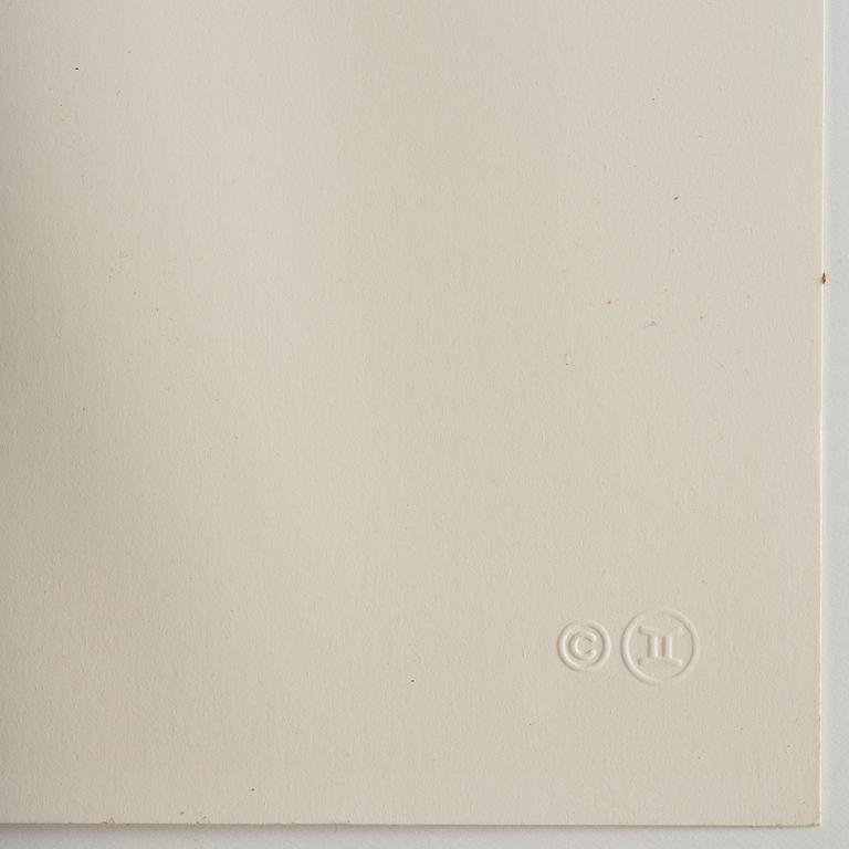 Roy Lichtenstein, "Mirror #4" from Mirror Series.