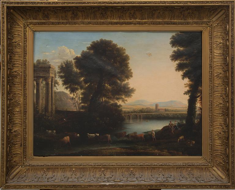 OKÄND KONSTNÄR, oljemålning, 1800-talets början.
