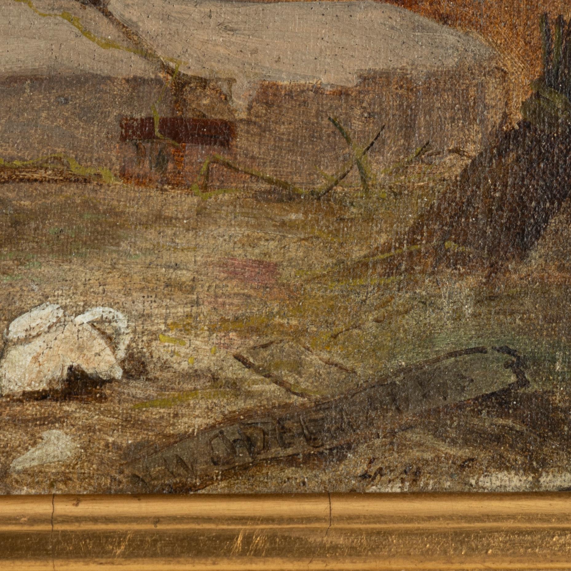 Frans Wilhelm Odelmark, The Tomte and the Hen.