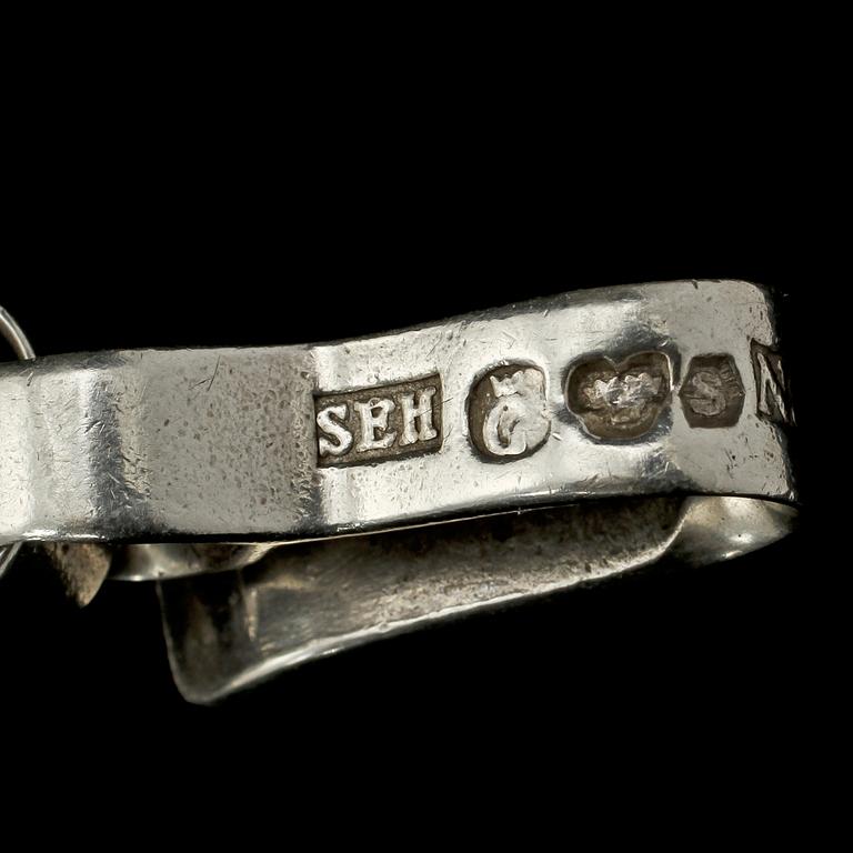 ARMLÄNK, sterlingsilver, Sven Erik Högberg, Göteborg, 1963. Vikt 34 g.