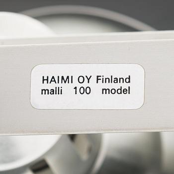 Yrjö Kukkapuro, pöytävalaisin, malli 100, Haimi 1960-luku.