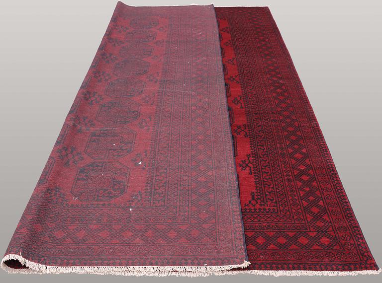 A carpet, Afghan, ca 345 x 256 cm.