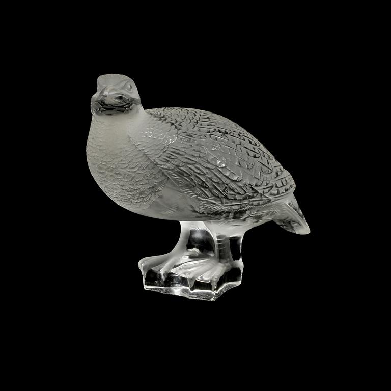 FIGURIN, glas, Lalique, 1900-talets andra hälft.
