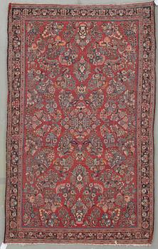 MATTA, old/semiantik. Sarouk Ca 203x123 cm.