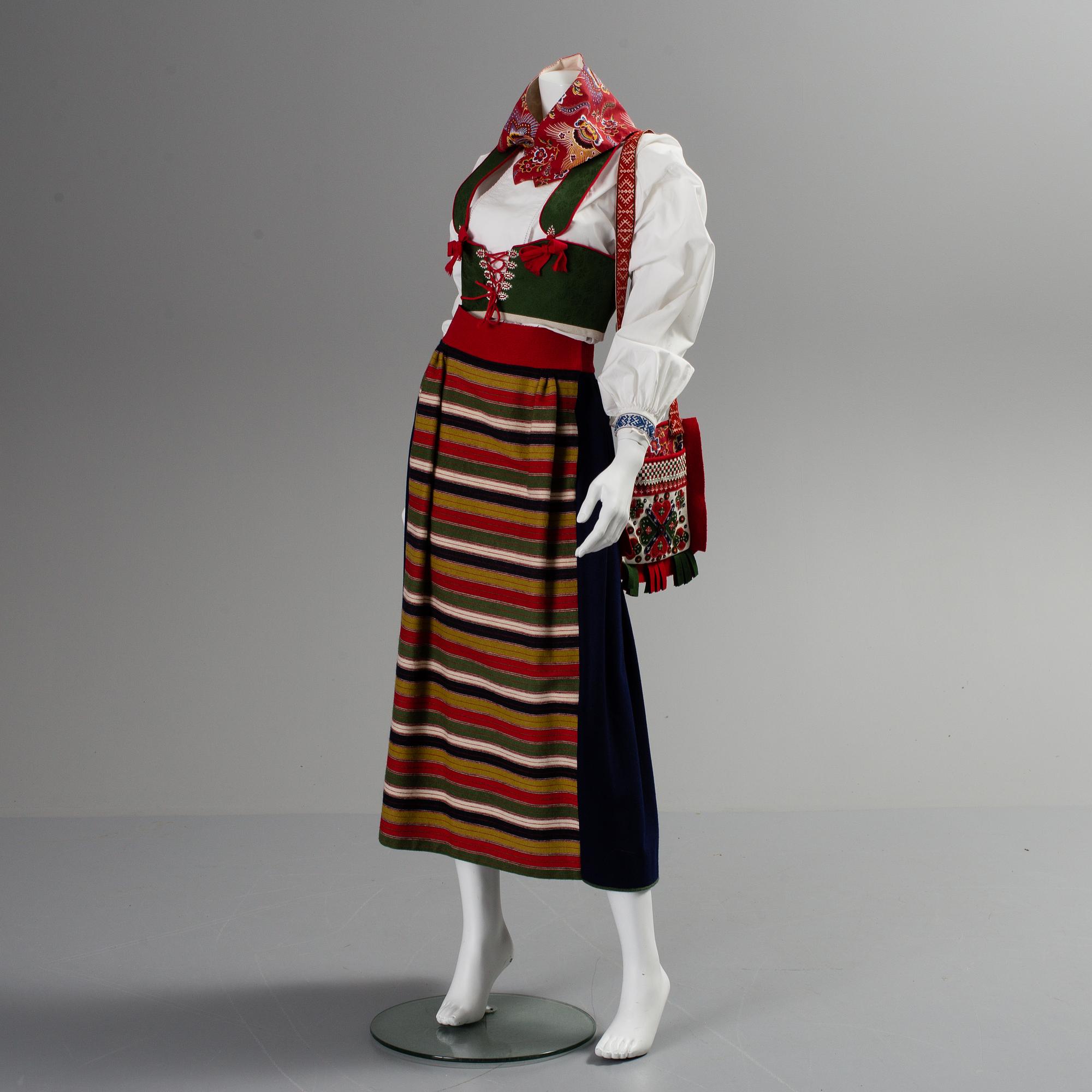 FOLKDRÄKT, Sverige, 1900-talets andra hälft.