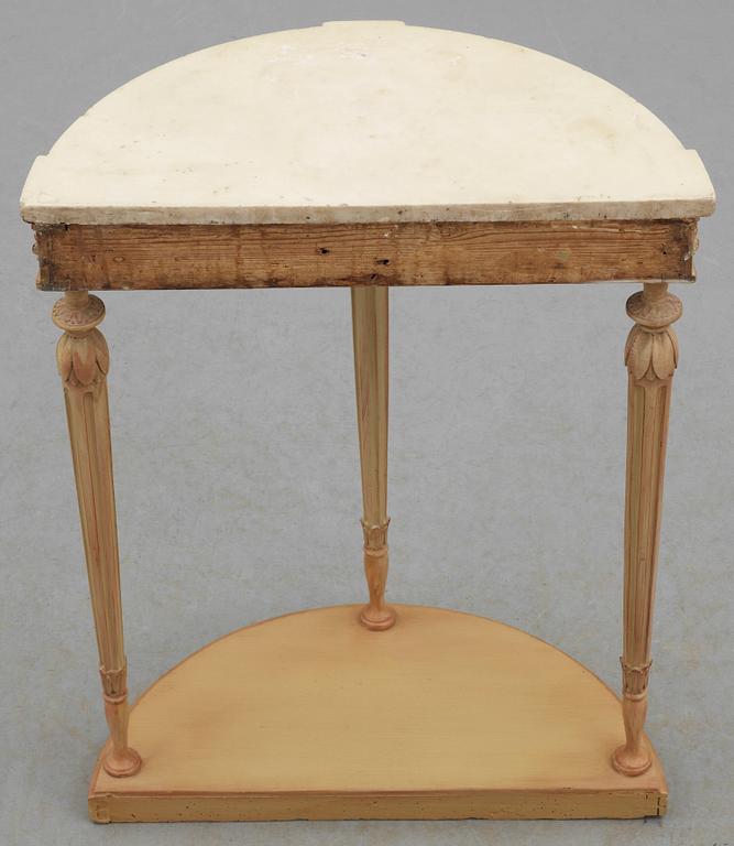 KONSOLBORD, sengustavianskt, sent 1700-tal.
