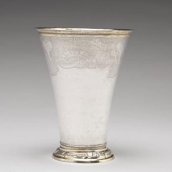 Johan Berg, bägare, silver, Stockholm 1775.