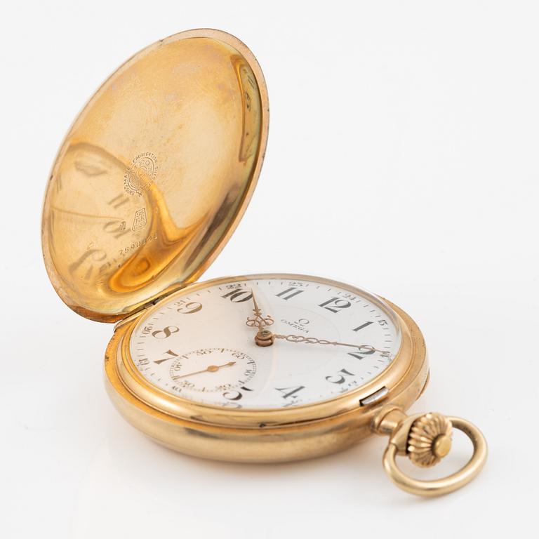 Omega, savonnette, fickur, 52 mm.