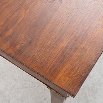 A gustavian style sewing table, 19th Century.