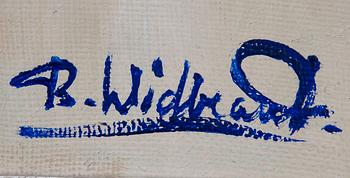 WIDBRANDT, BERTIL, olja på duk. Sign.