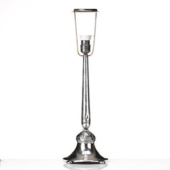Juweler Carl Söderqvist, a silver table lamp, Gothenburg, Sweden 1931.