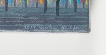 Kristian Krokfors, oil on canvas, signed and dated 2013.
