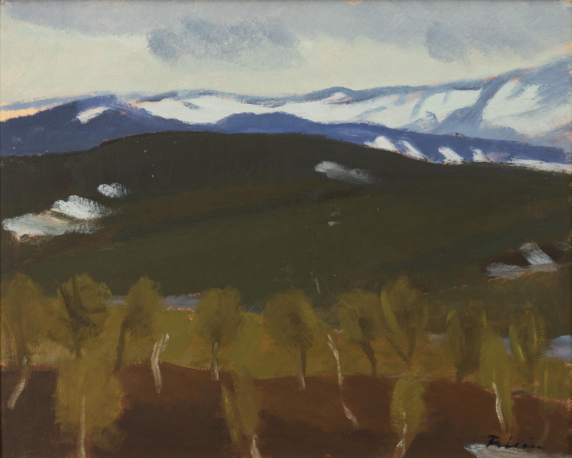 Vera Frisén, Mountain landscape.