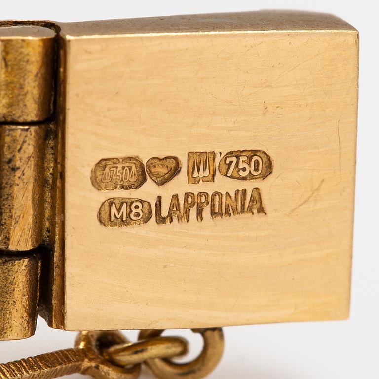 Björn Weckström, Armband "Kaskad", 18K guld. Lapponia 1989.