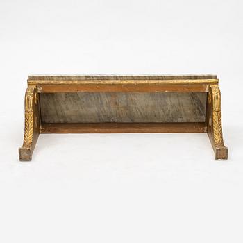 Console table, Empire style, first half of the 19th century.