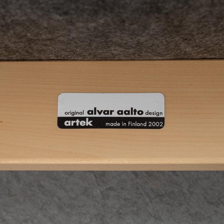 Alvar Aalto, a pair of model 406  birch armchairs, Artek, Finland, 2002.