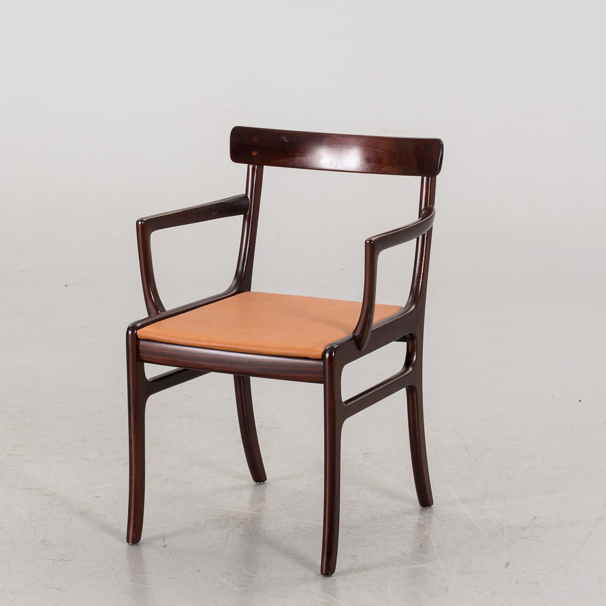 A OLE WANSCHER ARMCHAIR P.J FURNITURE "RUNGSTEDLUND".