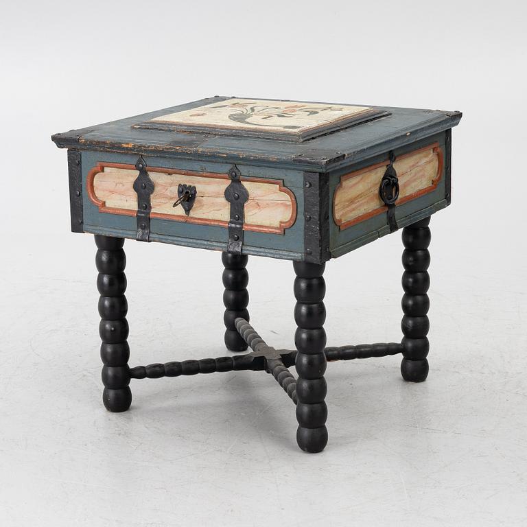 Box on a stand. 19th century.