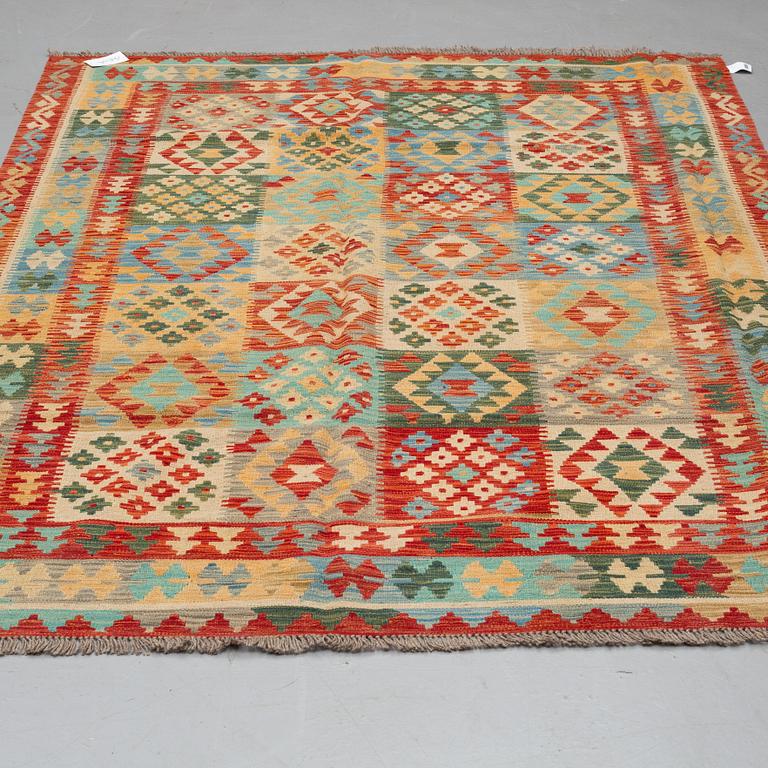A carpet, kIlim 244 x 177 cm.