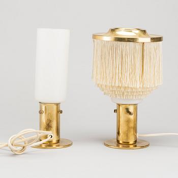 A PAIR OF TABLE LAMPS BY HANS AGNE JAKOBSSON MODELL B 145.