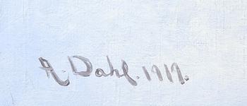 ANSELM DAHL, olja på duk, sign samt dat "1919".