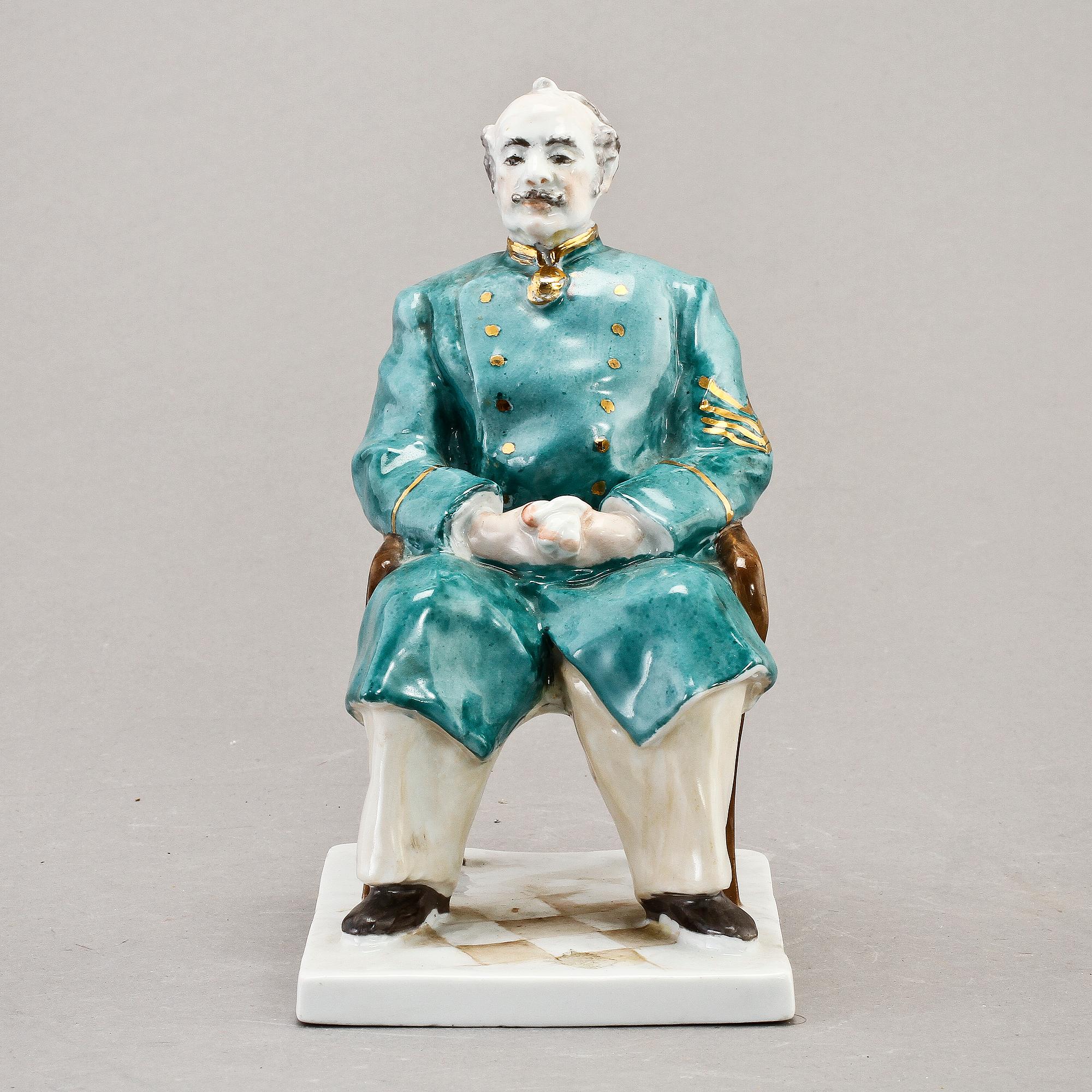 FIGURIN, porslin, Ryssland, 1900-tal.