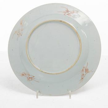 Tallrikar, 7 st,  Kina, Qingdynastin, Qianlong (1736-95).