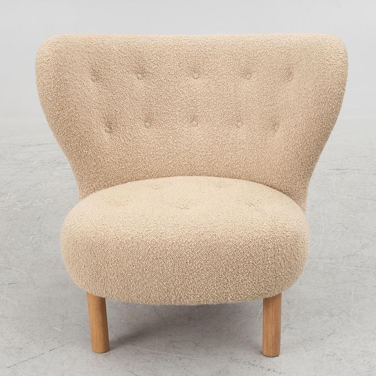 Viggo Boesen, armchair with footstool, "Little Petra", &Tradition, Denmark.