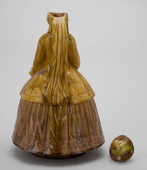 KANNA, fajans, möjligen England 1800-talets mitt.