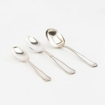 Harald Nielsen, bestick 73 dlr silver "Old Danish" Georg Jensen.