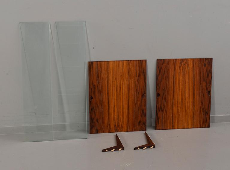 POUL CADOVIUS, a rooswood 'Royal system' shelving unit, third quater of 20th century, Denmark.