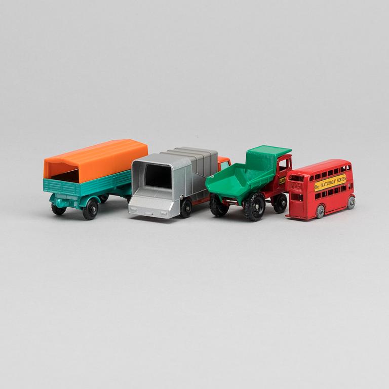 LESNEY MATCHBOX SERIES FOUR CARS.