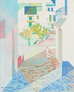 Jacint Morera, oil on canvas, signed and dated -81.