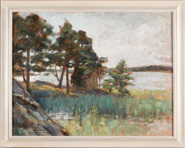 AXEL HAARTMAN, olja på pannå, signerad och daterad 1946.