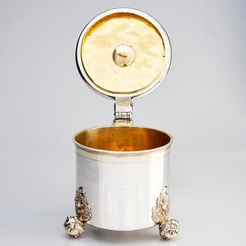 A Swedish Baroque parcel-gilt silver tankard, mark of Friedrich Richter, Stockholm 1698.