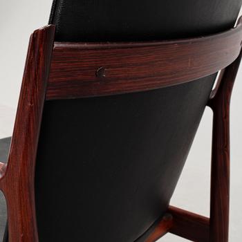 KARMSTOLAR, 4 st, "Modell 431", Arne Vodder, Sibast Furniture, Danmark, 1960-tal.