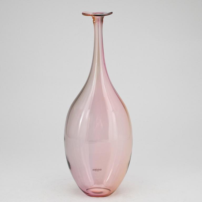 FLASKA, glas, Kjell Engman, Kosta Boda.