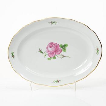 Meissen, A 55 piece "Meissen Rose" (Rote rose/Meissener rose) porcelain dinner service, 20th century.