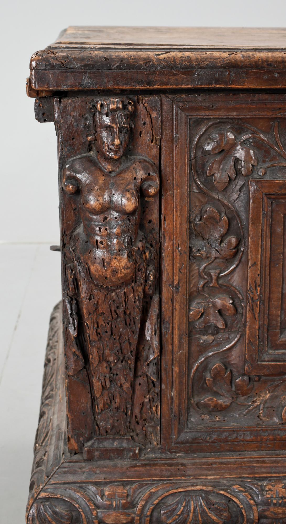 CASSONE, renässansstil, 1600/1700-tal, Italien.