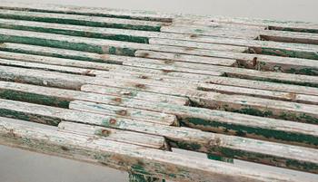 TRÄDGÅRDSBÄNK, 1900-talets första hälft.