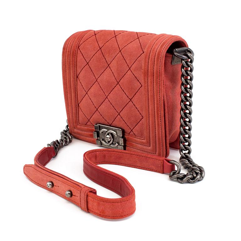 A Chanel Boy Bag handbag.