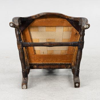 Karmstol, rokoko, 1700-tal.