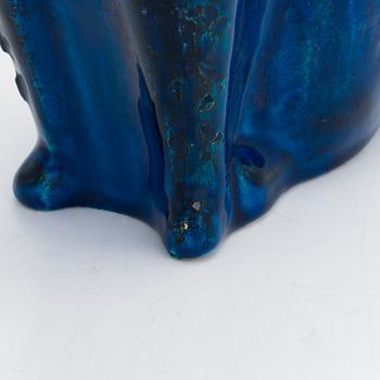 Aldo Londi, figurin, keramik, "Rimini blu"-serien, Bitossi, Montelupo Fiorentino, Italien 1960-tal.