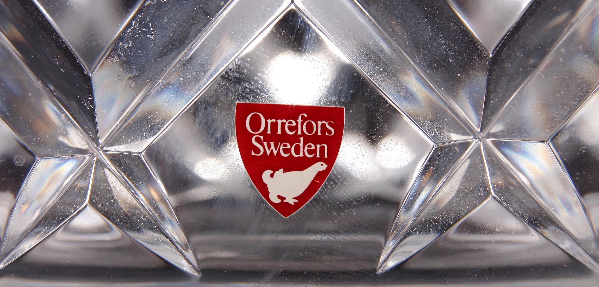 SKÅL, glas, Gunnar Cyrén, Orrefors. Sign.