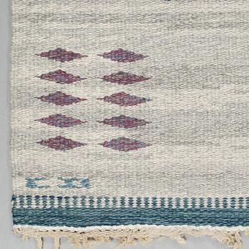 Carl Dangel, CARPET. Flat weave. 304,5 x 203 cm. Signed CD.