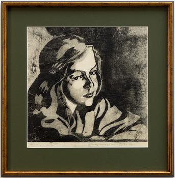 Maja Fjaestad, "The Head of a Schoolgirl".