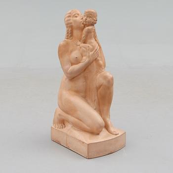 OLOF AHLBERG, skulptur, gips, signerad och daterad 1915-16.