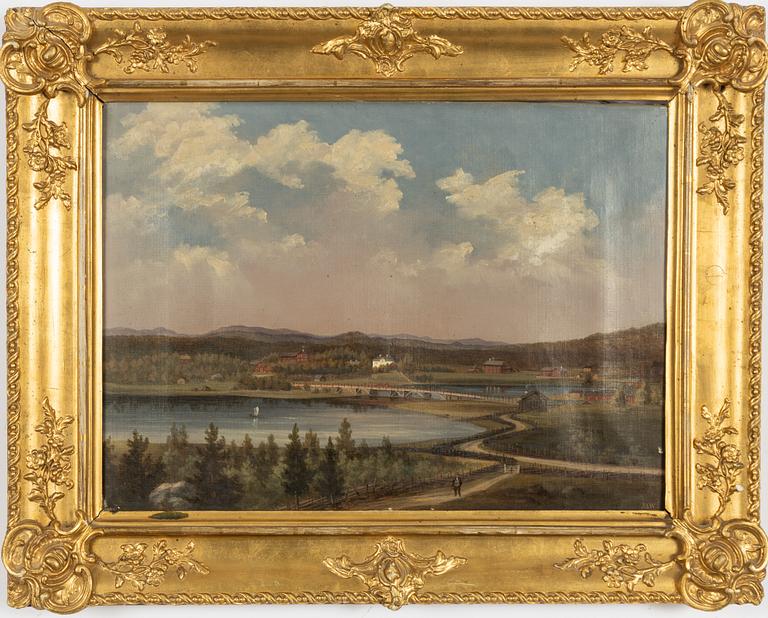 Jakob August Winquist, View over Ytterhogdal, Hälsingland.