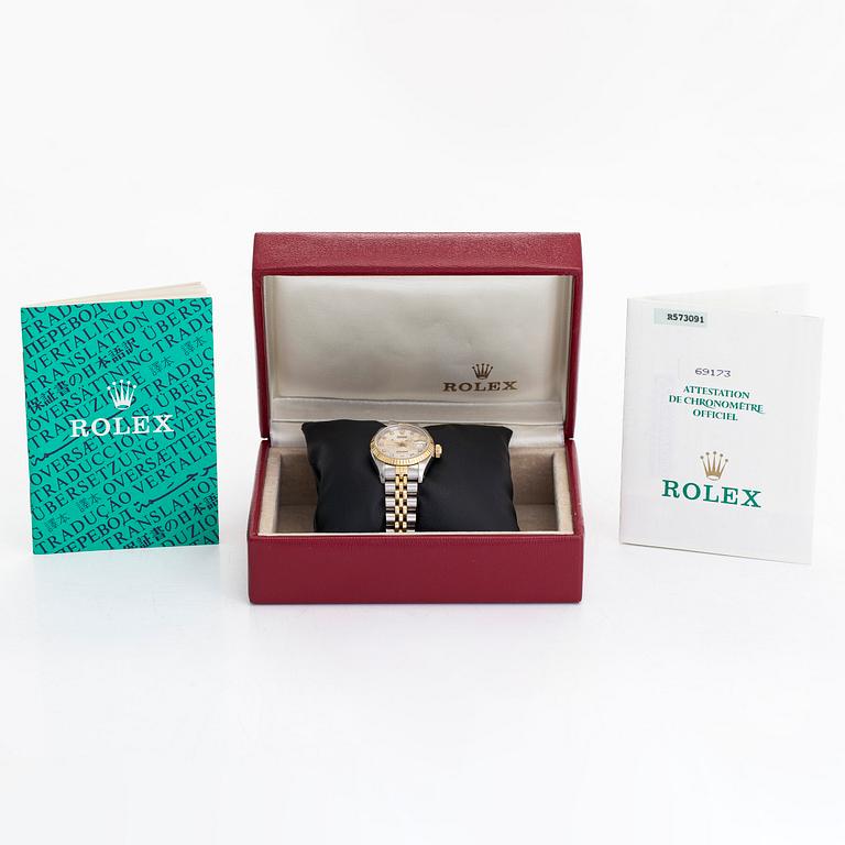 Rolex, Datejust, 'Jubilee Diamond Dial', wristwatch, 26 mm.